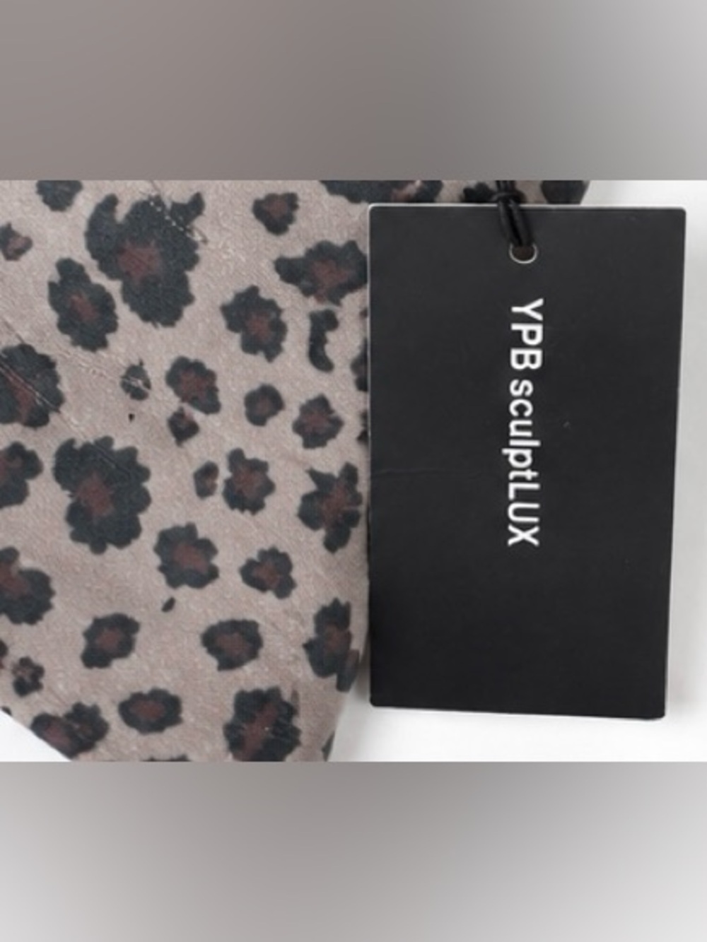 Abercrombie YPB SculptLUX Leopard Print Longline Sports Bra NWT Size Small - Picture 6 of 6